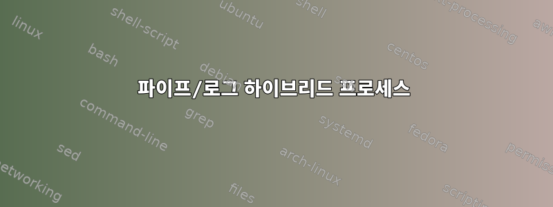 파이프/로그 하이브리드 프로세스