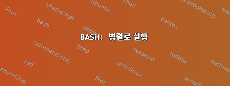 BASH: 병렬로 실행