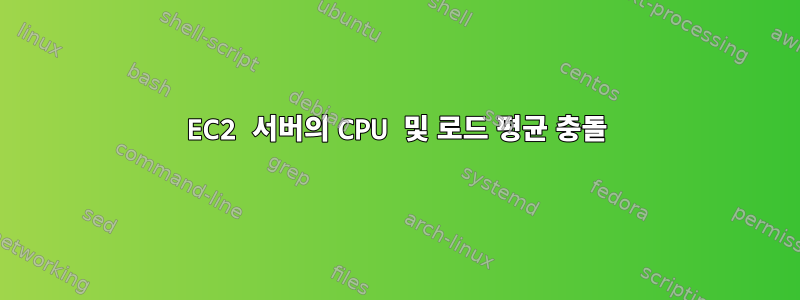 EC2 서버의 CPU 및 로드 평균 충돌