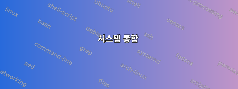 시스템 통합