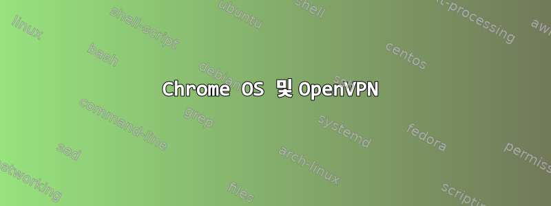 Chrome OS 및 OpenVPN