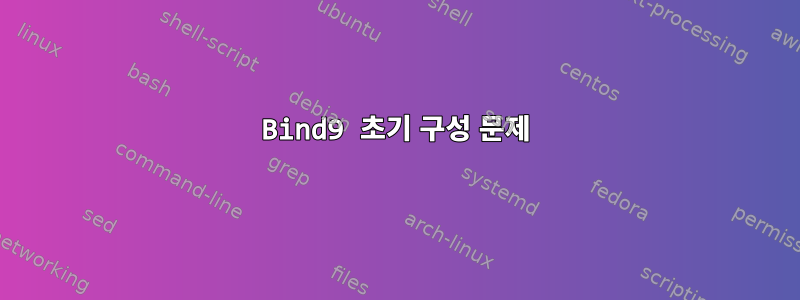 Bind9 초기 구성 문제