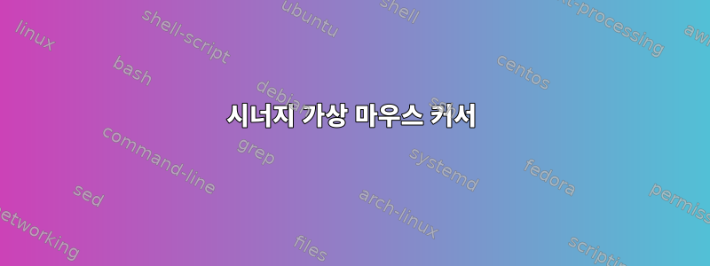 시너지 가상 마우스 커서