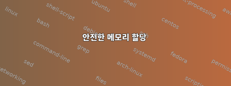 안전한 메모리 할당