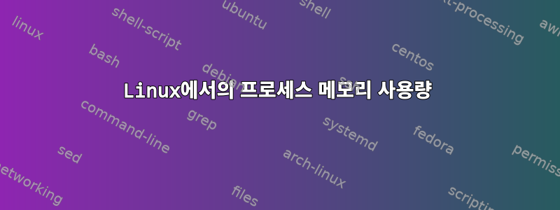 Linux에서의 프로세스 메모리 사용량