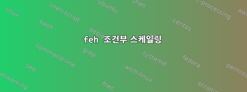 feh 조건부 스케일링