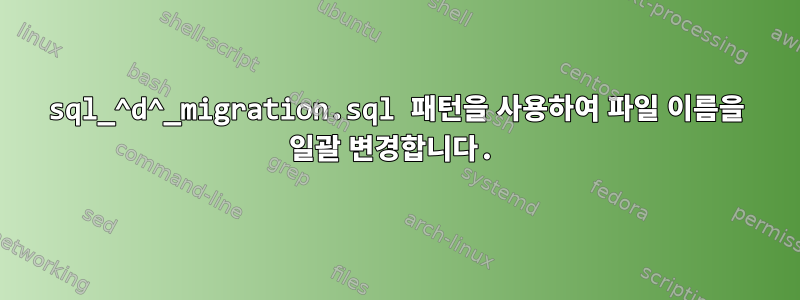 sql_^d^_migration.sql 패턴을 사용하여 파일 이름을 일괄 변경합니다.