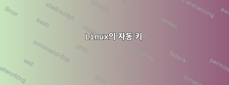 Linux의 자동 키