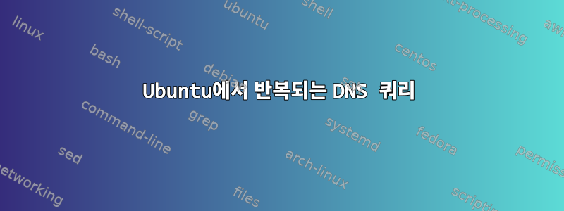 Ubuntu에서 반복되는 DNS 쿼리