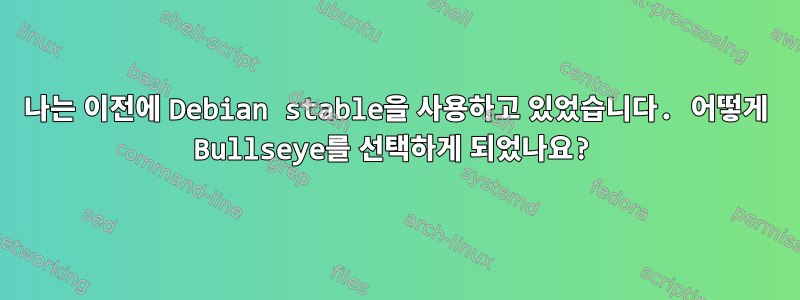 나는 이전에 Debian stable을 사용하고 있었습니다. 어떻게 Bullseye를 선택하게 되었나요?