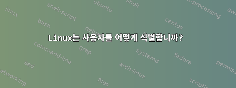 Linux는 사용자를 어떻게 식별합니까?