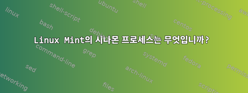 Linux Mint의 시나몬 프로세스는 무엇입니까?