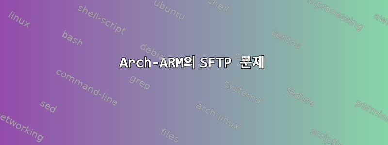 Arch-ARM의 SFTP 문제