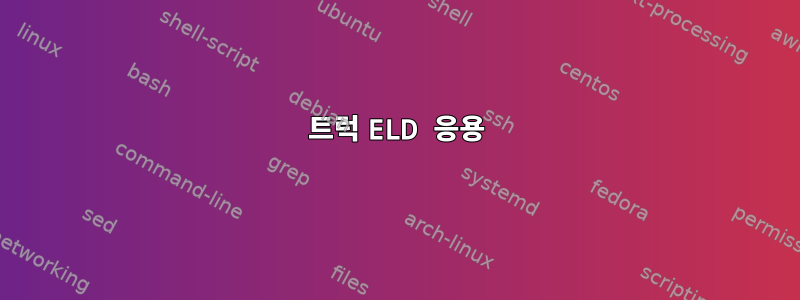 트럭 ELD 응용