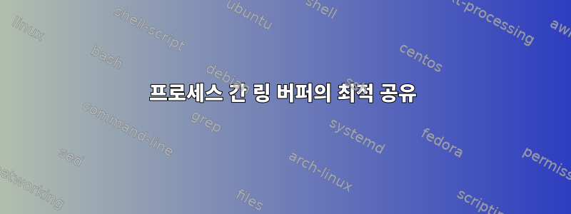 프로세스 간 링 버퍼의 최적 공유