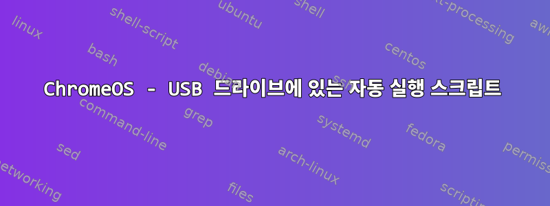 ChromeOS - USB 드라이브에 있는 자동 실행 스크립트