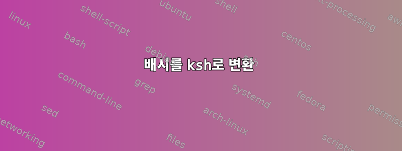 배시를 ksh로 변환