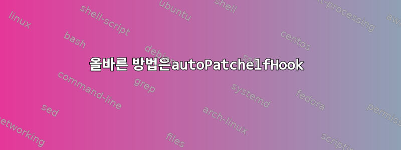 올바른 방법은autoPatchelfHook