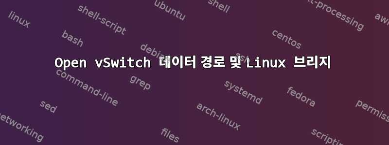 Open vSwitch 데이터 경로 및 Linux 브리지