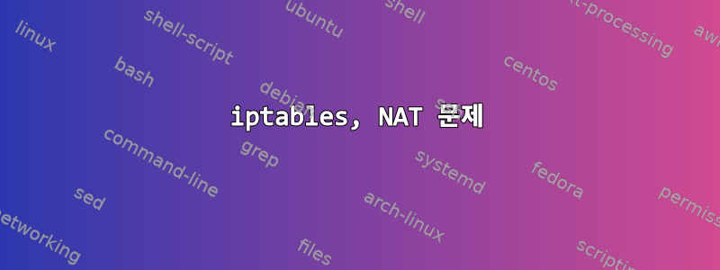 iptables, NAT 문제