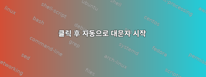 클릭 후 자동으로 대문자 시작