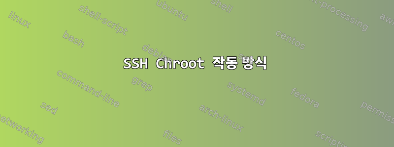 SSH Chroot 작동 방식