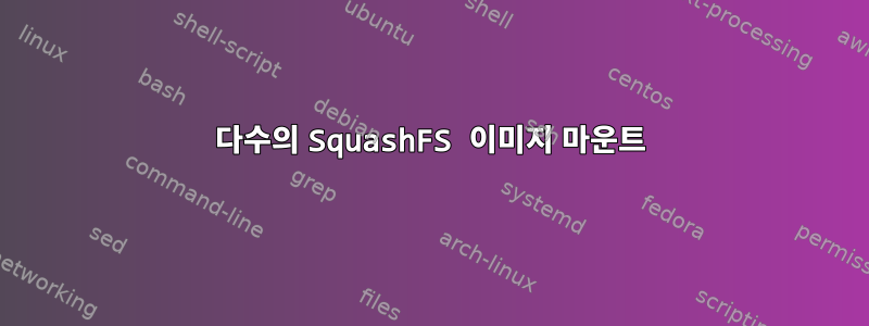 다수의 SquashFS 이미지 마운트