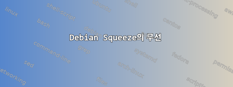 Debian Squeeze의 무선