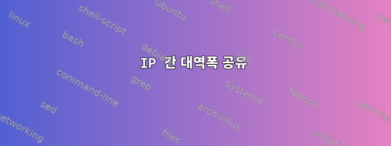 IP 간 대역폭 공유