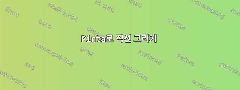 Pinta로 직선 그리기