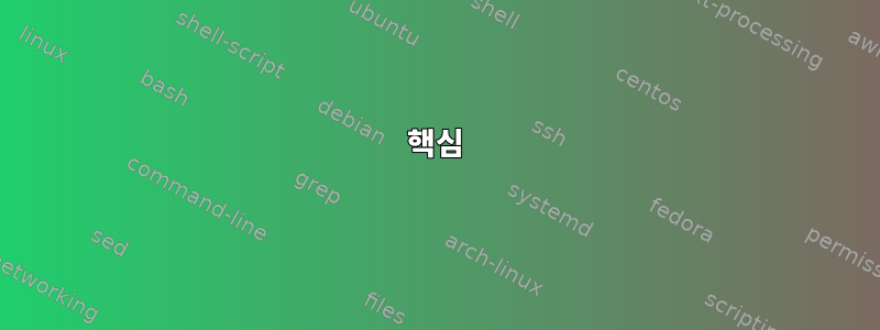 핵심