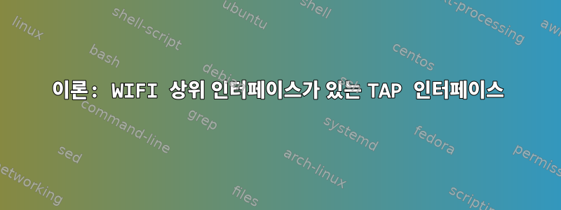 이론: WIFI 상위 인터페이스가 있는 TAP 인터페이스