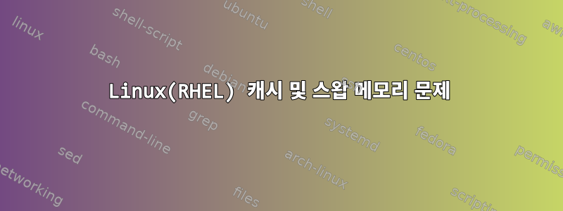 Linux(RHEL) 캐시 및 스왑 메모리 문제