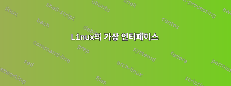 Linux의 가상 인터페이스