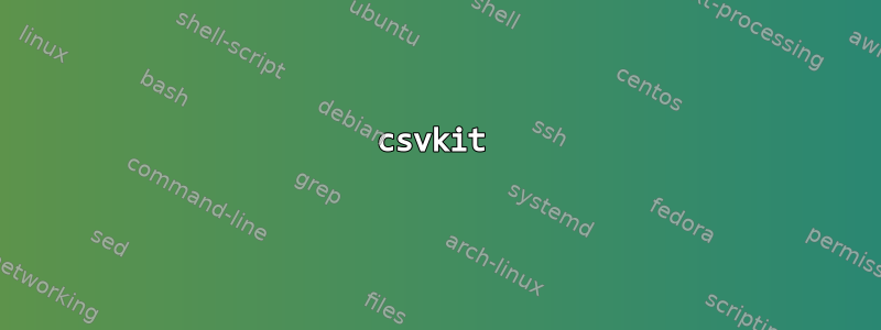 csvkit