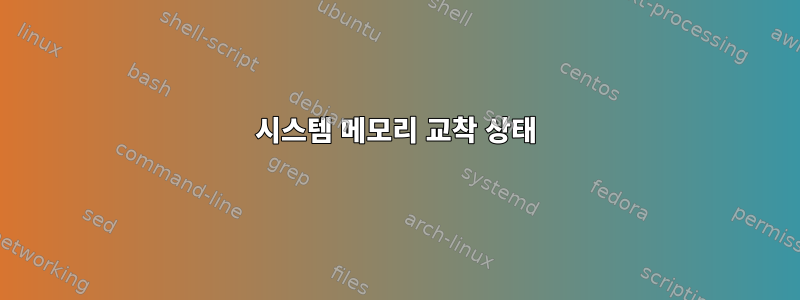 시스템 메모리 교착 상태