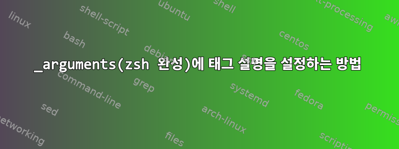 _arguments(zsh 완성)에 태그 설명을 설정하는 방법