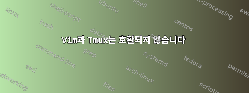 Vim과 Tmux는 호환되지 않습니다