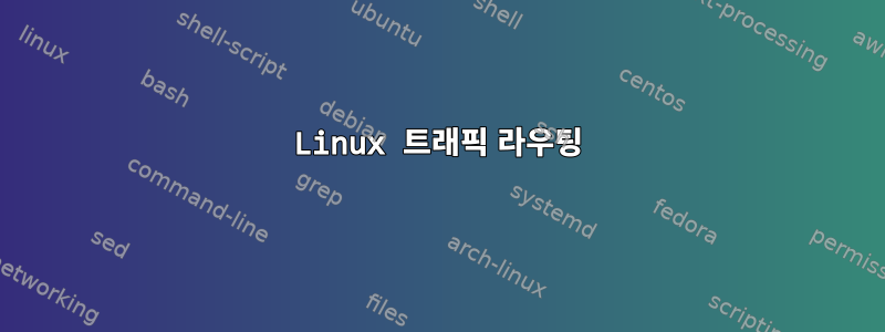 Linux 트래픽 라우팅