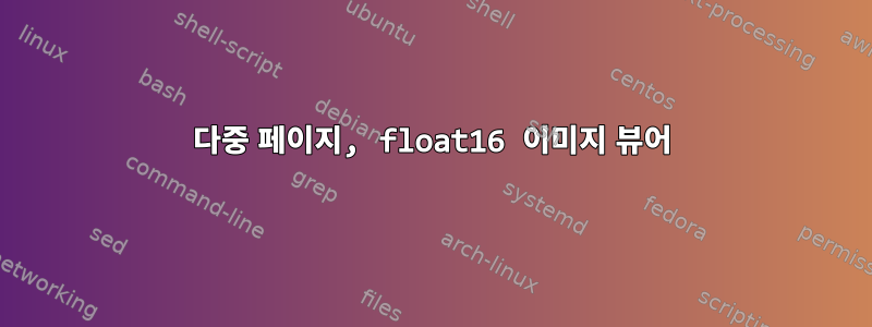 다중 페이지, float16 이미지 뷰어