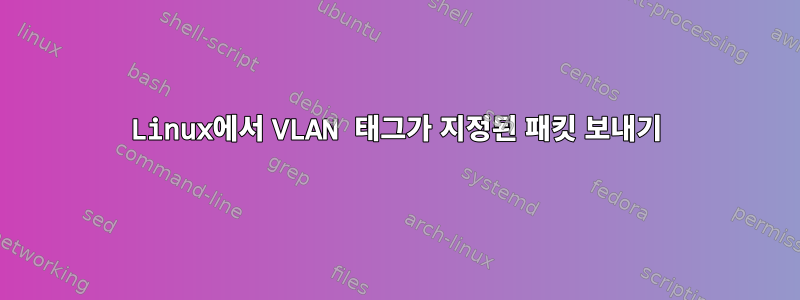 Linux에서 VLAN 태그가 지정된 패킷 보내기