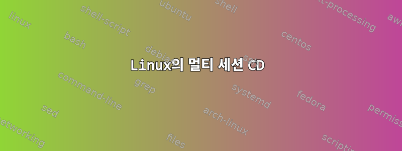 Linux의 멀티 세션 CD