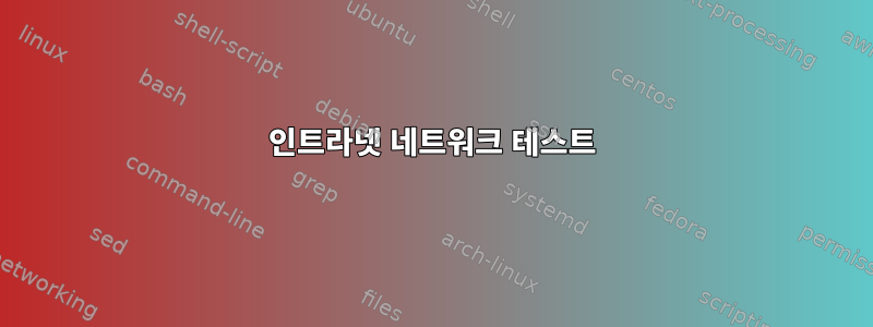 인트라넷 네트워크 테스트