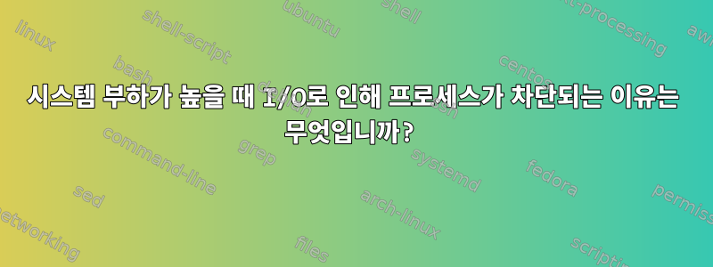 시스템 부하가 높을 때 I/O로 인해 프로세스가 차단되는 이유는 무엇입니까?