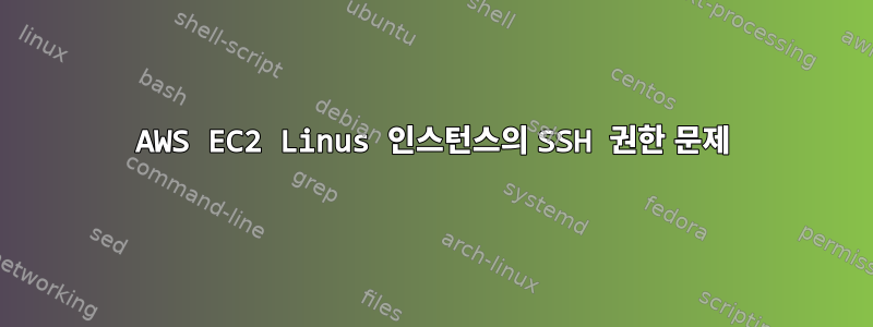 AWS EC2 Linus 인스턴스의 SSH 권한 문제