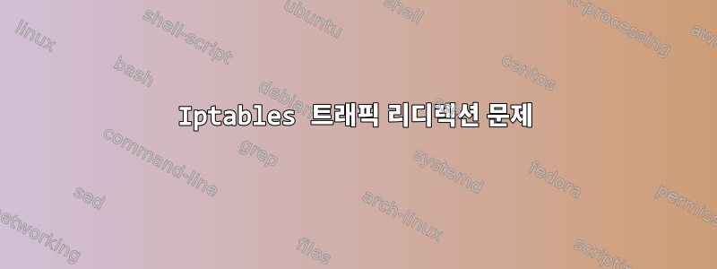 Iptables 트래픽 리디렉션 문제