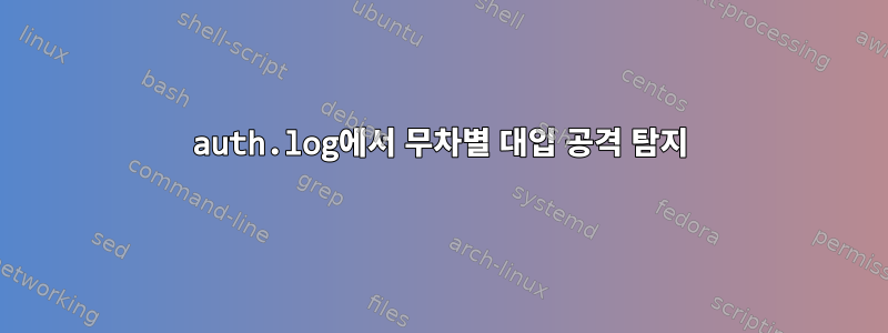 auth.log에서 무차별 대입 공격 탐지