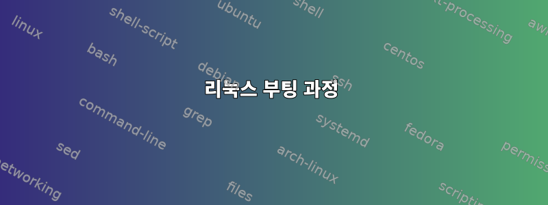 리눅스 부팅 과정