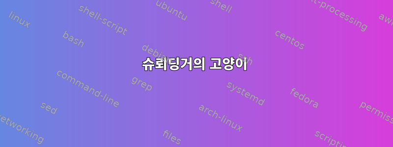 슈뢰딩거의 고양이