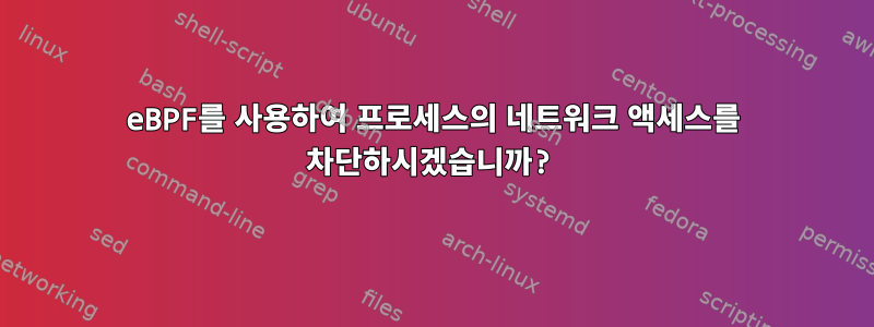 eBPF를 사용하여 프로세스의 네트워크 액세스를 차단하시겠습니까?